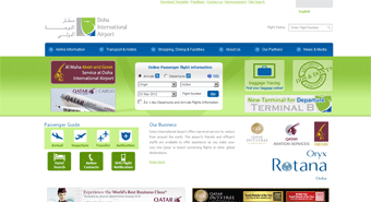 Doha International Airport Website