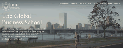 Hult International Business School Website